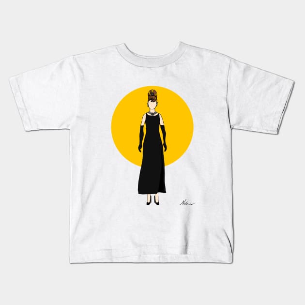 Moon River Kids T-Shirt by notsniwart